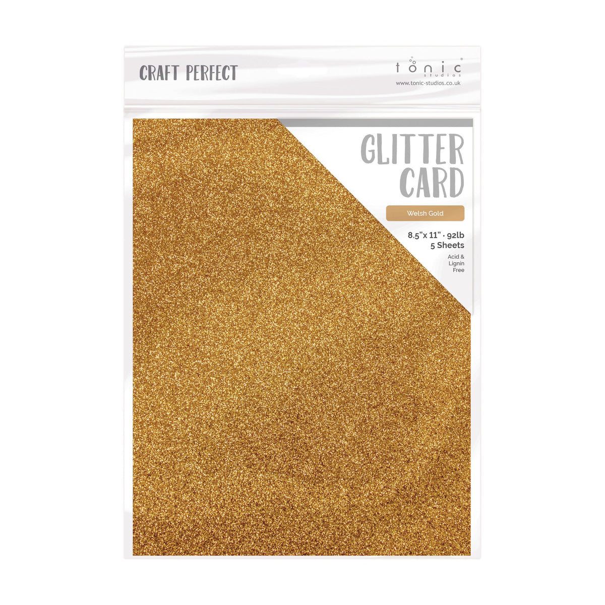 Craft Perfect 8.5x11 Glitter Cardstock