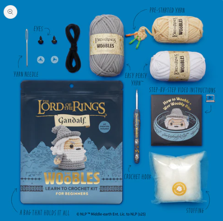 WOobles - Gandalf™ Crochet Kit