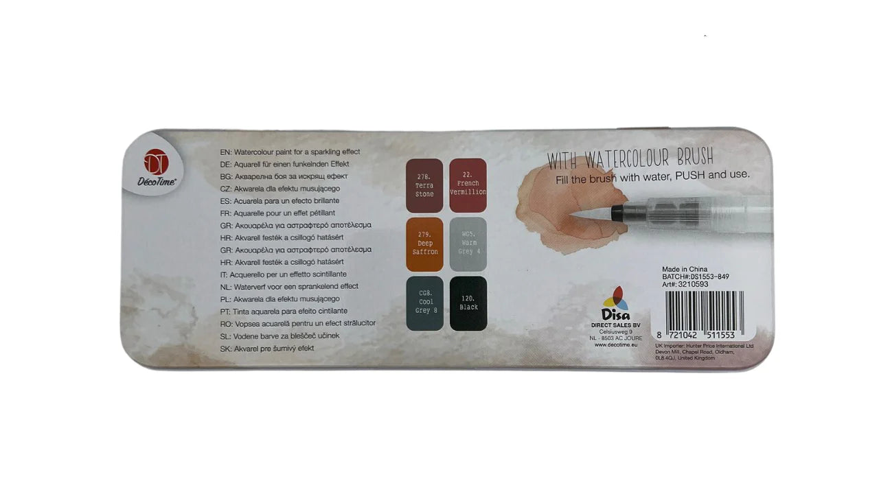 Deco Time Water Colour Paint - Urban Alloy