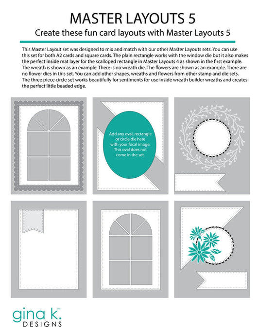 Gina K. Designs DIE- Master Layouts 05