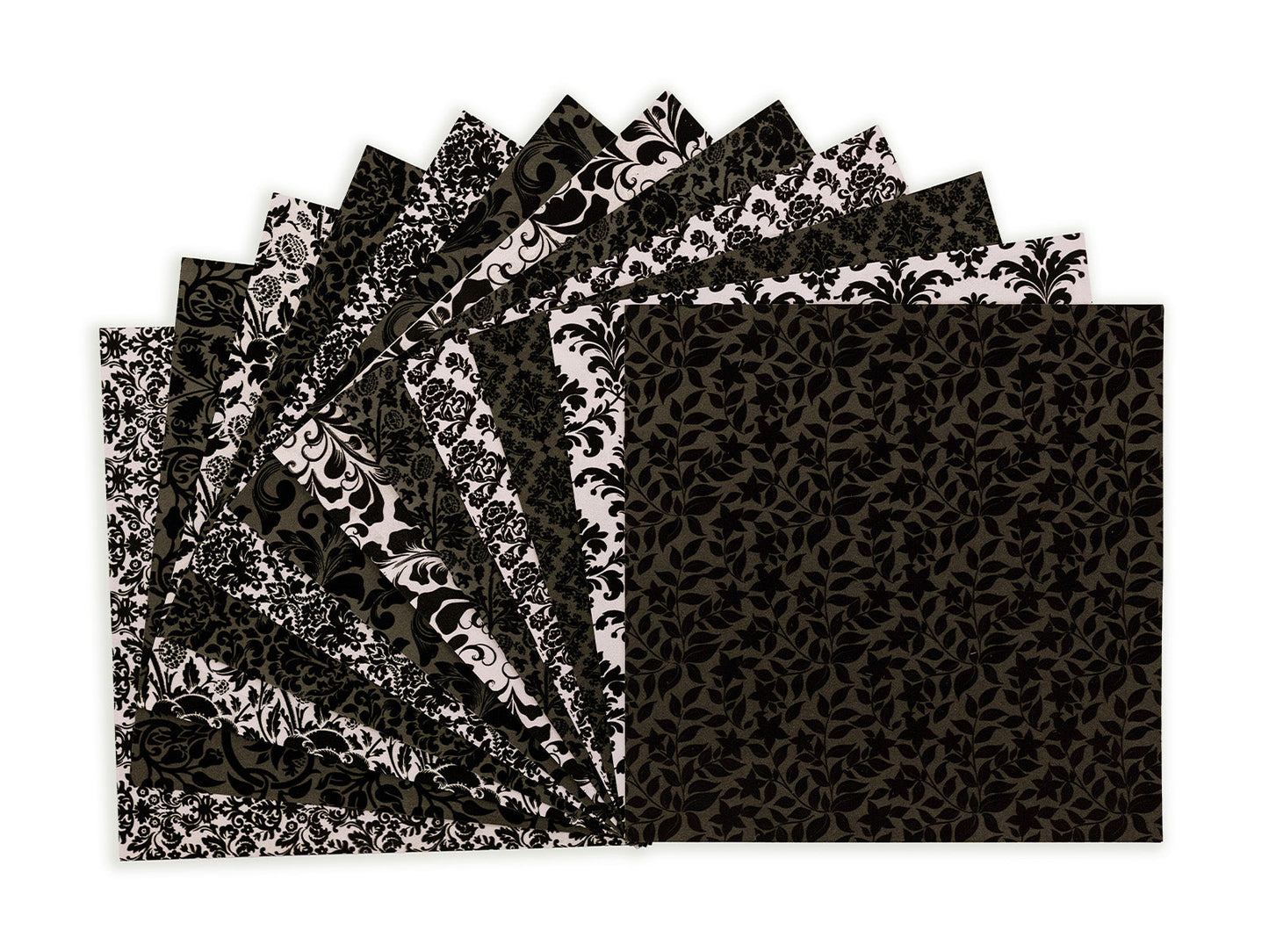 Flocked Damask Paper Pad - 12" x 12"