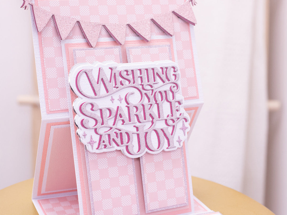 Sparkle & Joy Sentiment Metal Die Set