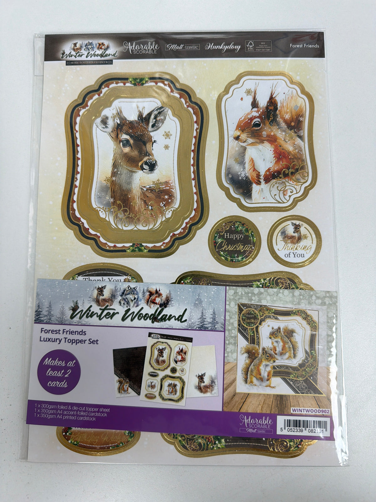 Frosty & Friends Luxury Topper Collection - Forest Friends