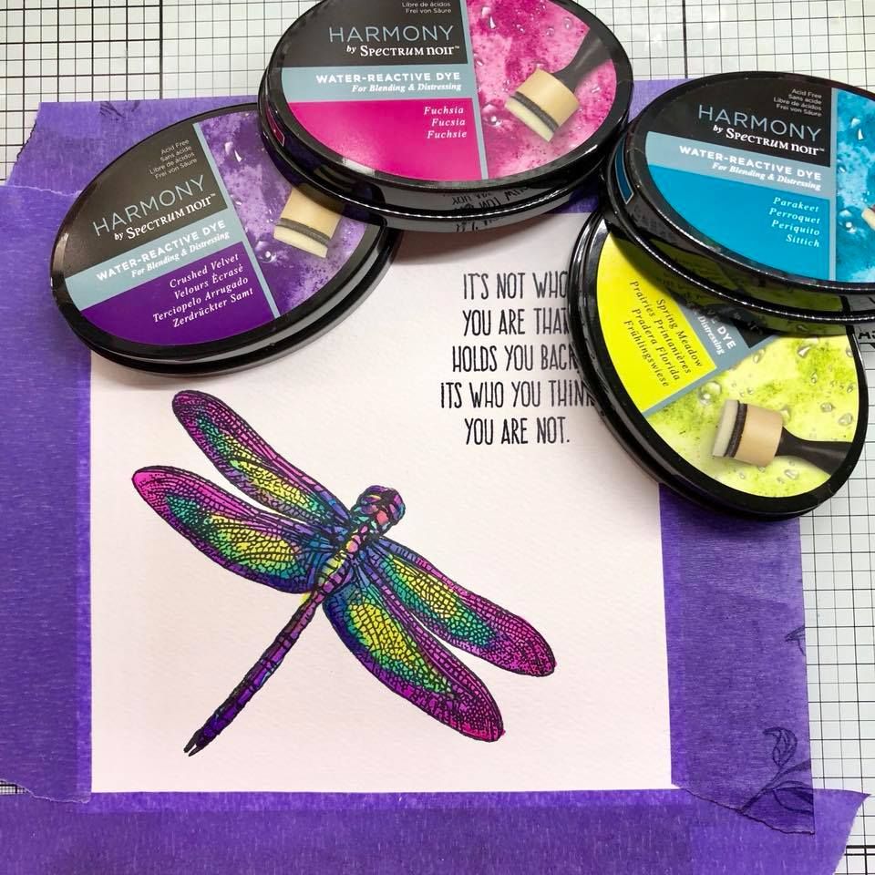 Harmony by Spectrum Noir Water Reactive Dye Inkpad - Spring Meadow