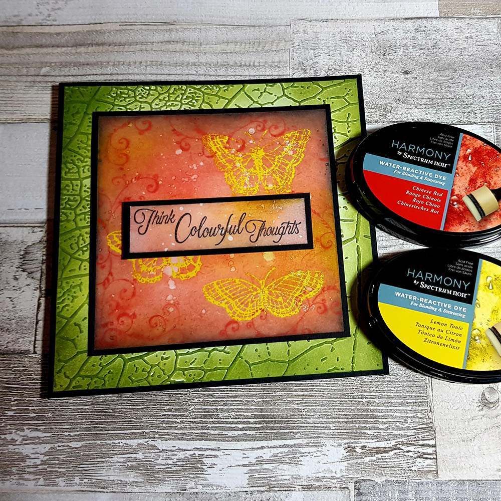 Harmony by Spectrum Noir Water Reactive Dye Inkpad - Lemon Tonic