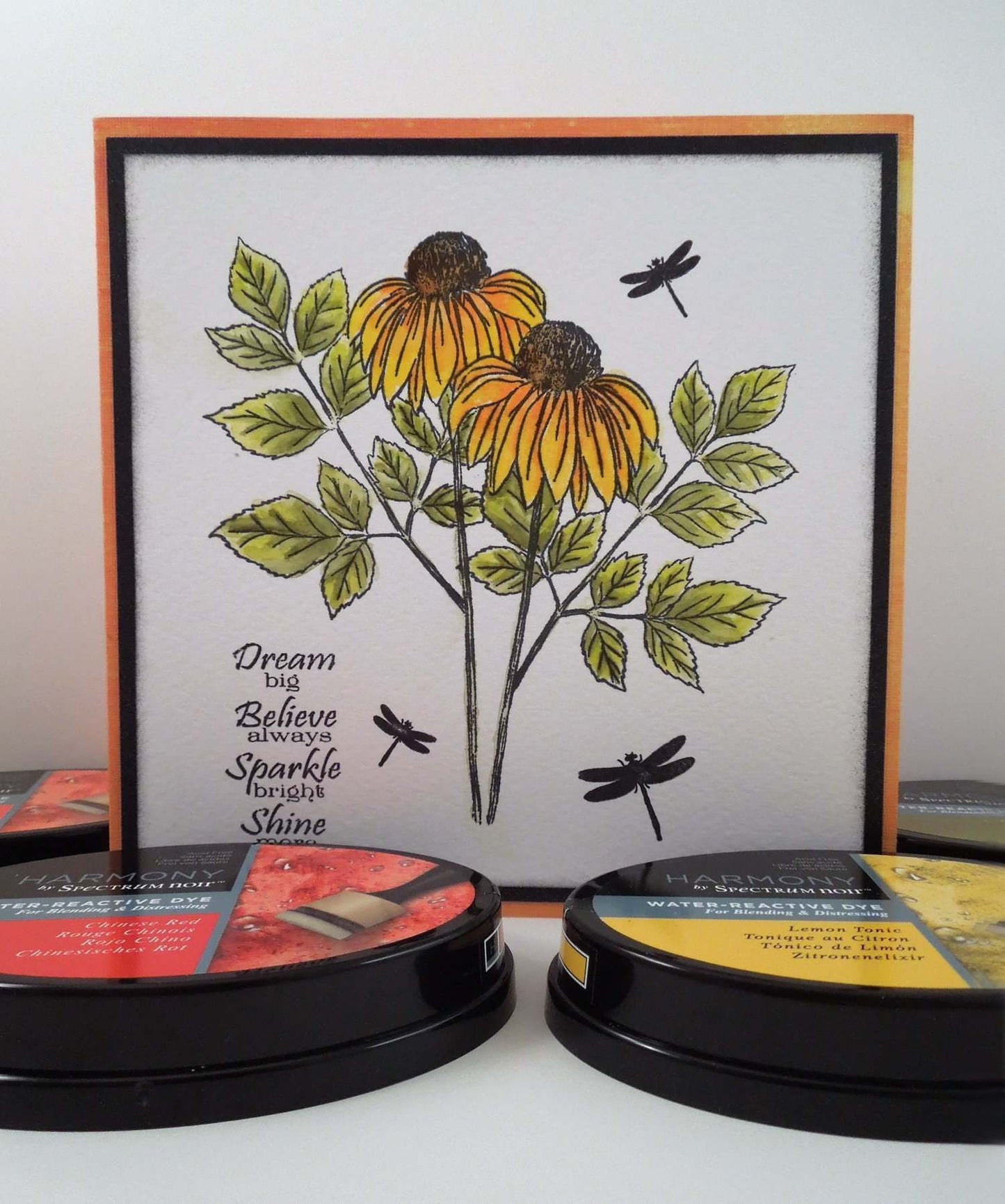 Harmony by Spectrum Noir Water Reactive Dye Inkpad - Chinese Red