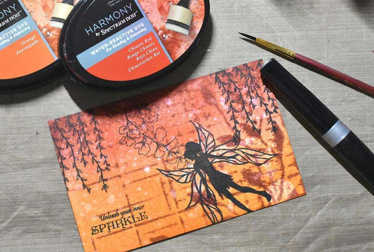 Harmony by Spectrum Noir Water Reactive Dye Inkpad - Chinese Red