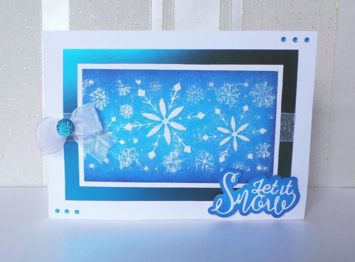 Gemini 3D Embossing Folder - Twinkling Snowflakes