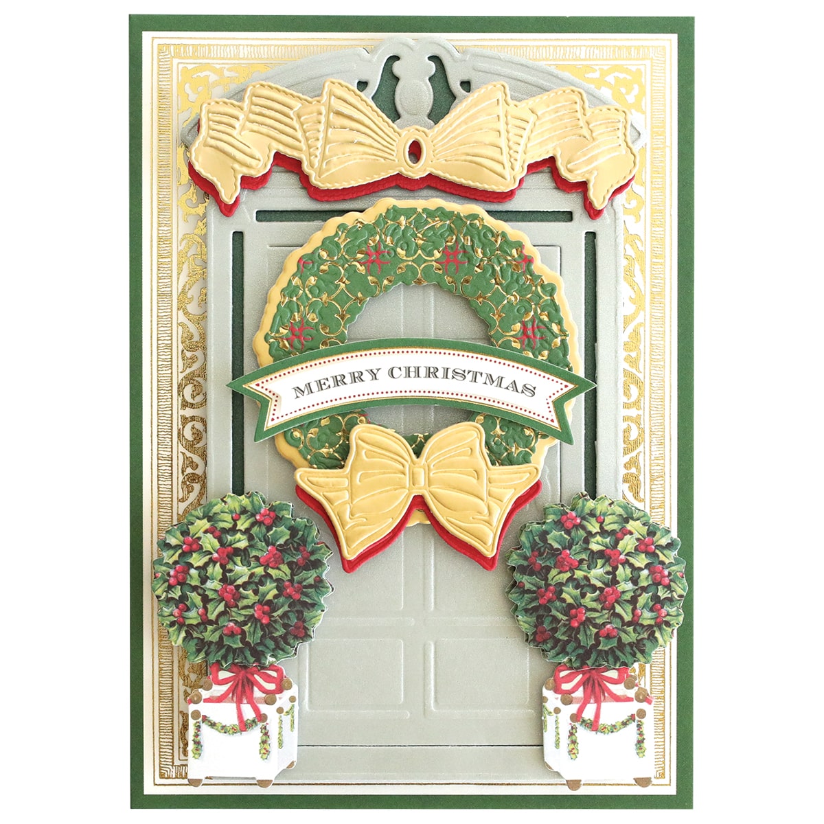 3D Wreath and Bow Dies