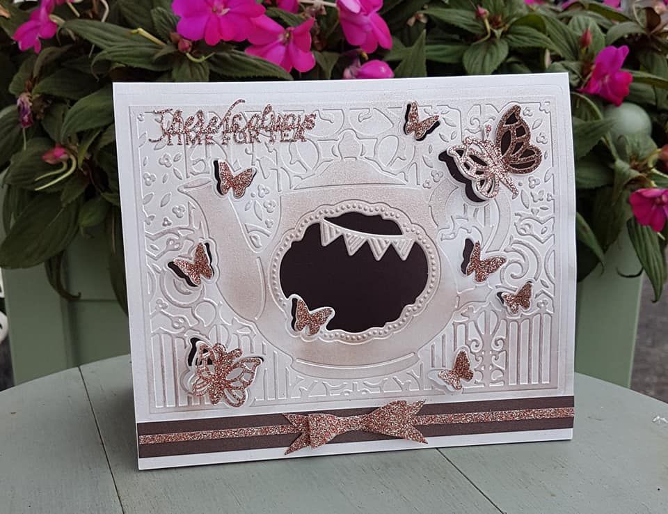 Gemini Cut and Emboss Folder - Tea for Two