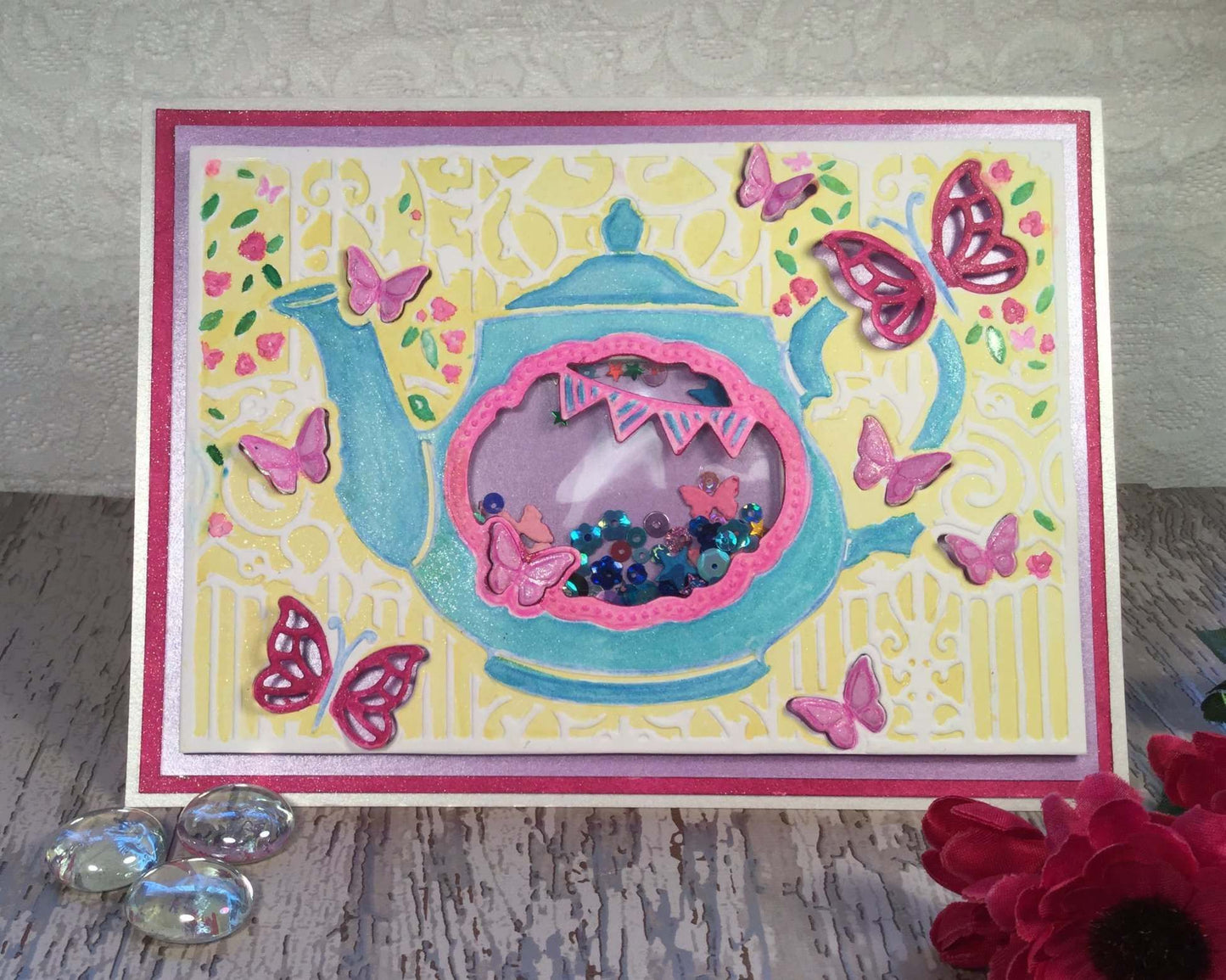 Gemini Cut and Emboss Folder - Tea for Two