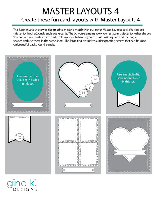 Gina K. Designs DIE- Master Layouts 04