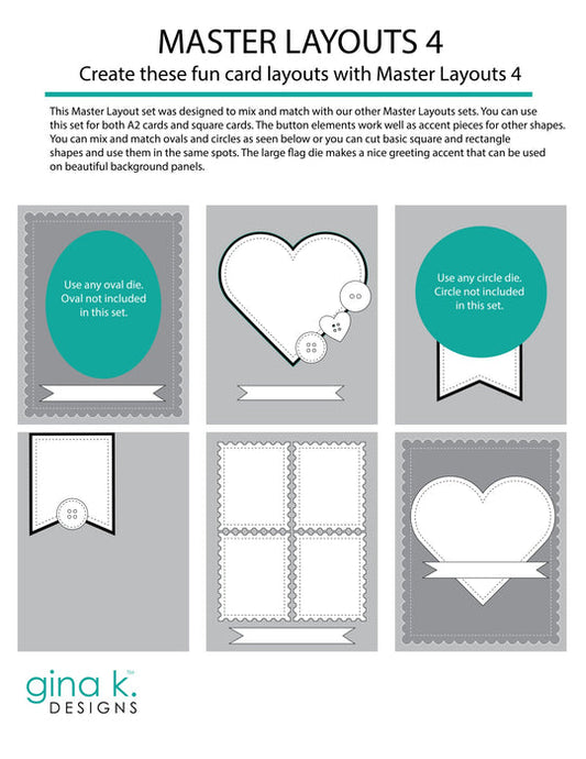 Gina K. Designs DIE- Master Layouts 04