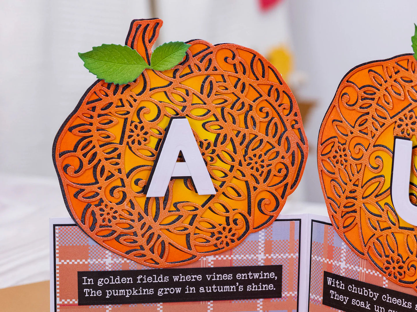 Crafter's Companion - Intricate Pumpkin Season Metal Dies