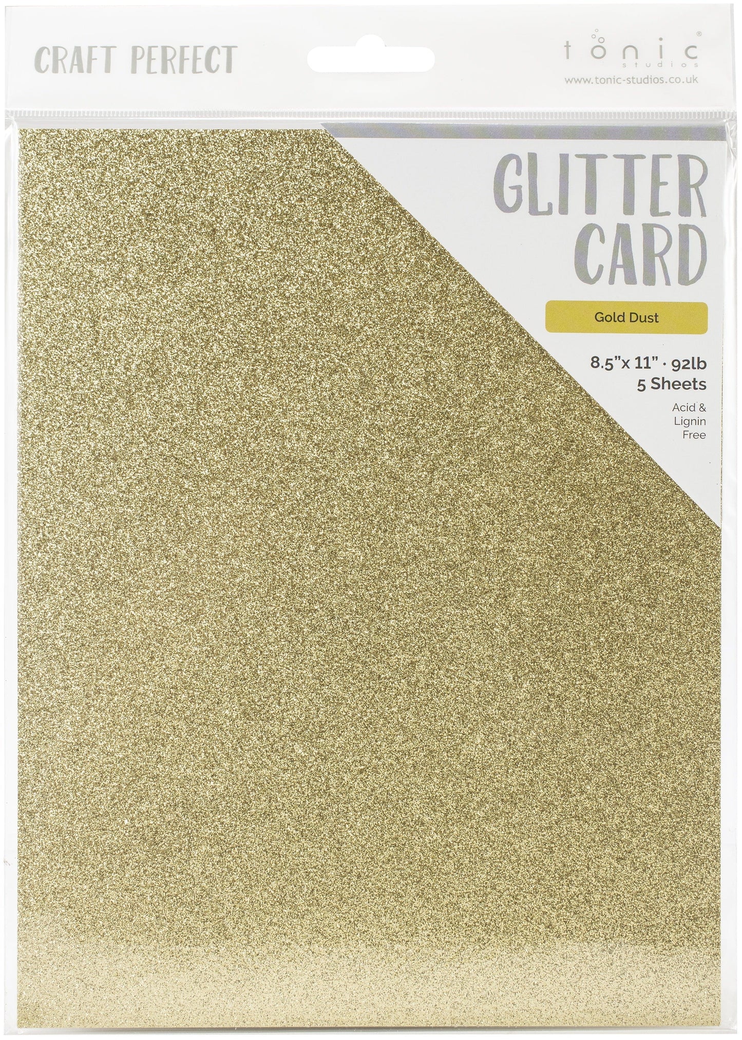Craft Perfect 8.5x11 Glitter Cardstock