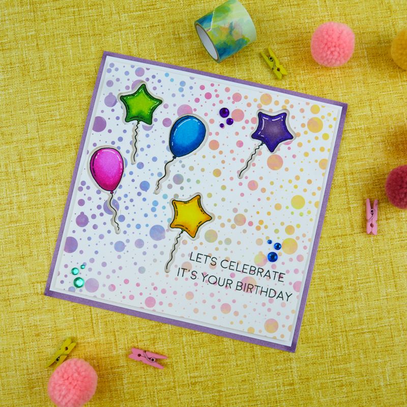 For the Love of Stamps A5 Stamp Set - Birthday Wishes