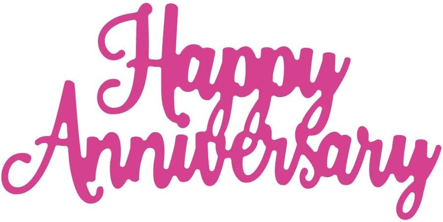Sara Signature - Garden of Love Metal Die - Happy Anniversary