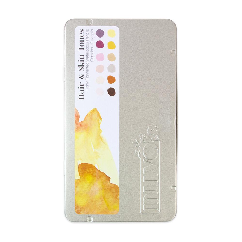 Nuvo - Watercolor Pencils - Hair & Skin Tones - 521n