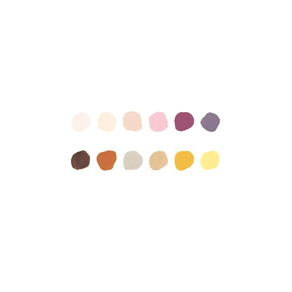 Nuvo - Watercolor Pencils - Hair & Skin Tones - 521n