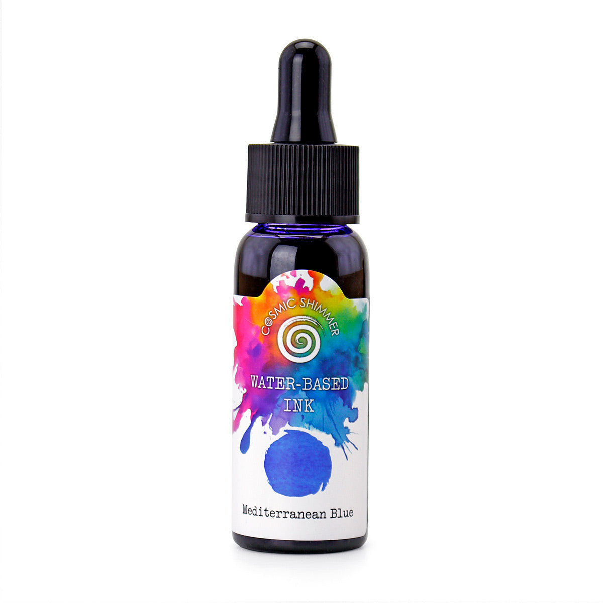 Cosmic Shimmer Water-Based Ink 30ml - Mediterranean Blue