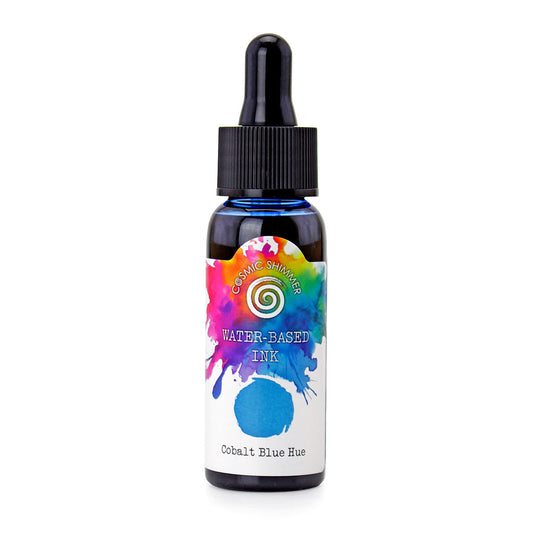 Cosmic Shimmer Water-Based Ink 30ml - Cobalt Blue Hue