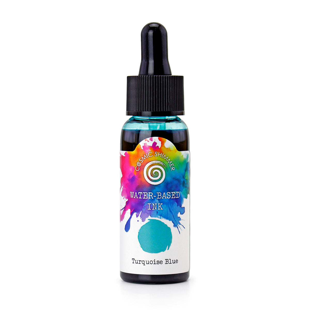 Cosmic Shimmer Water-Based Ink 30ml - Turquoise Blue