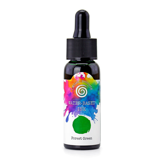 Cosmic Shimmer Water-Based Ink 30ml - Forest Green