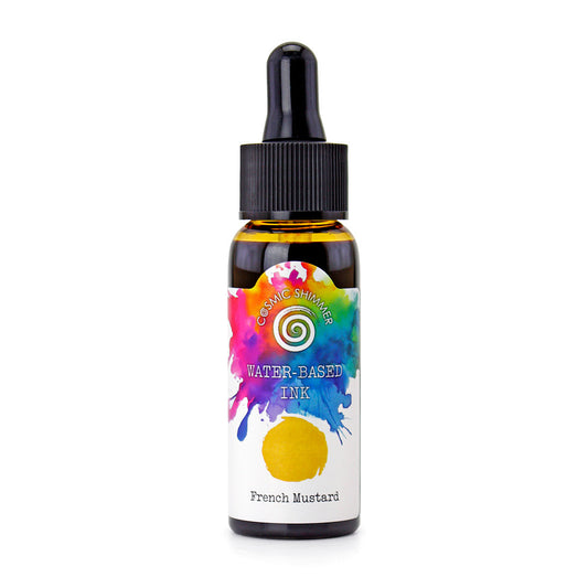 Cosmic Shimmer Water-Based Ink 30ml - French Mustard