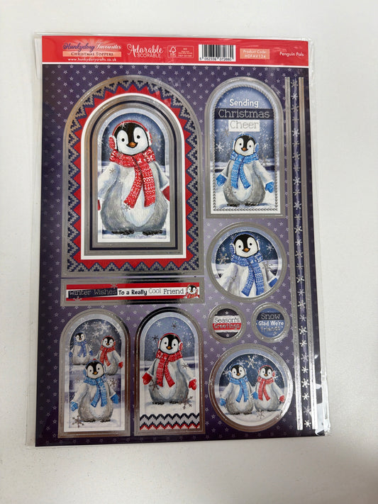 Christmas Toppers - Penguin Pals