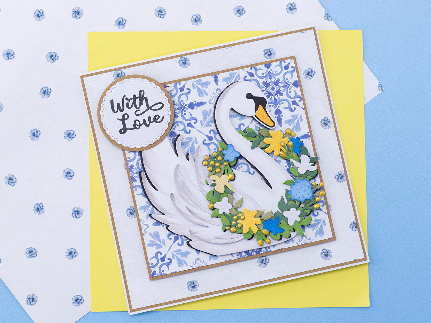 Wildwood Whimsy - Elegant Swan Metal Die Set