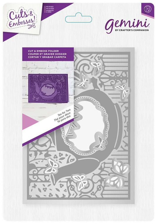 Gemini Cut and Emboss Folder - Tea for Two