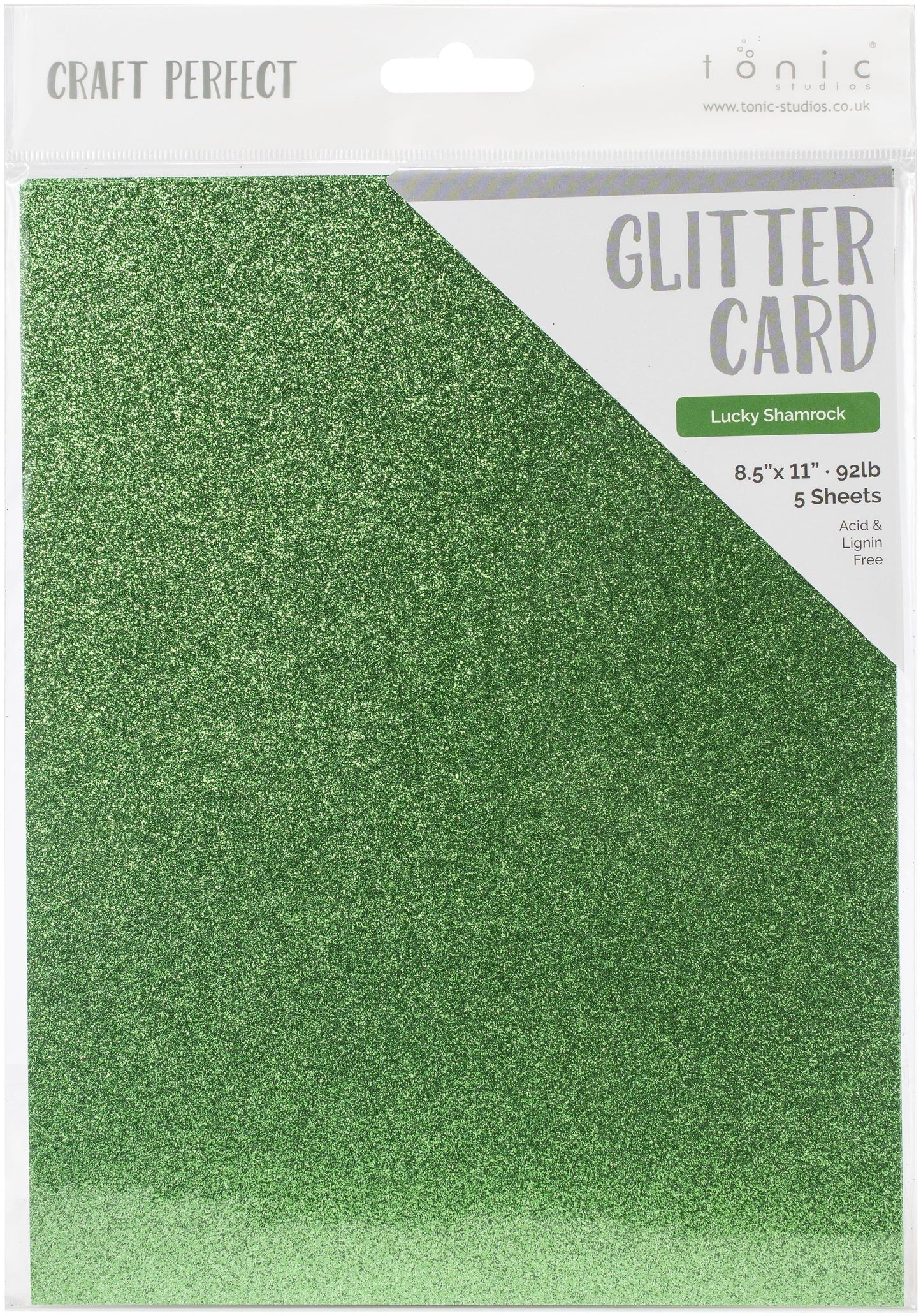 Craft Perfect 8.5x11 Glitter Cardstock