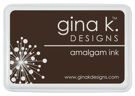gina k. designs Premium dye - INK PAD AMALGAM- Chocolate Truffle