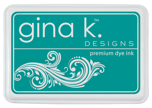 gina k. designs Premium dye - INK PAD- Blue Lagoon