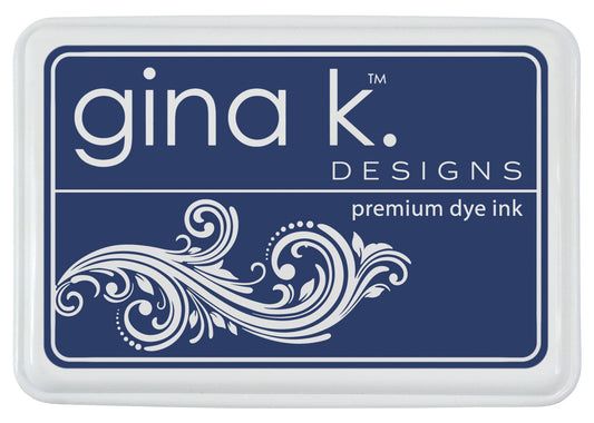 gina k. designs Premium dye - INK PAD- Blue Denim