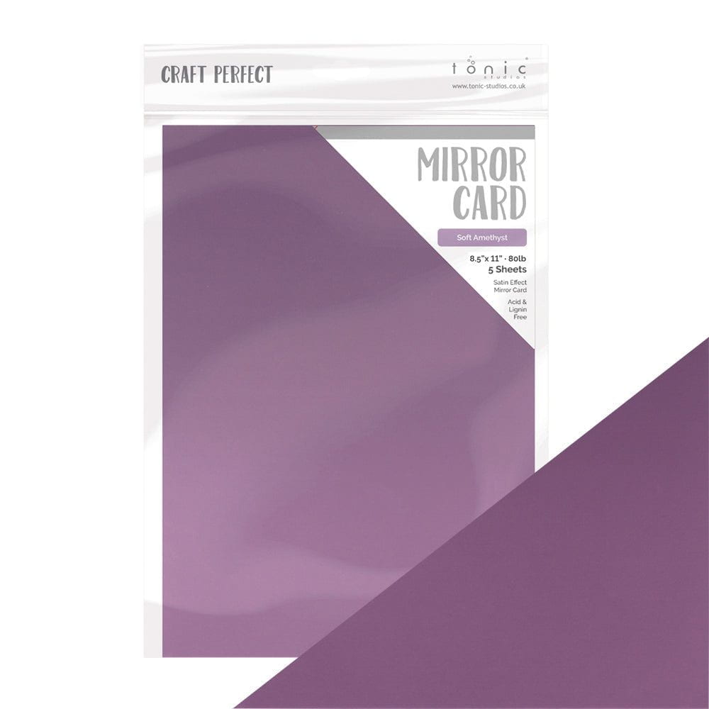 Craft Perfect 8.5x11 Satin Mirror Cardstock Pack