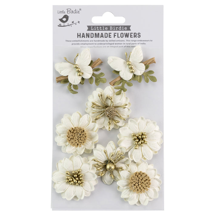 Fairy Rosa Paper Flowers from Little Birdie-Amor Mio