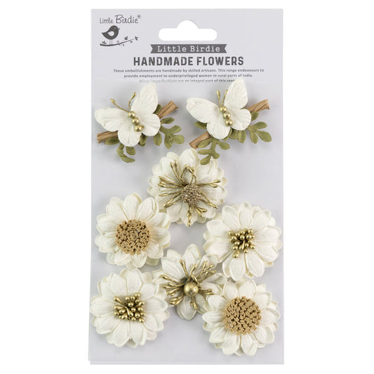 Fairy Rosa Paper Flowers from Little Birdie-Amor Mio