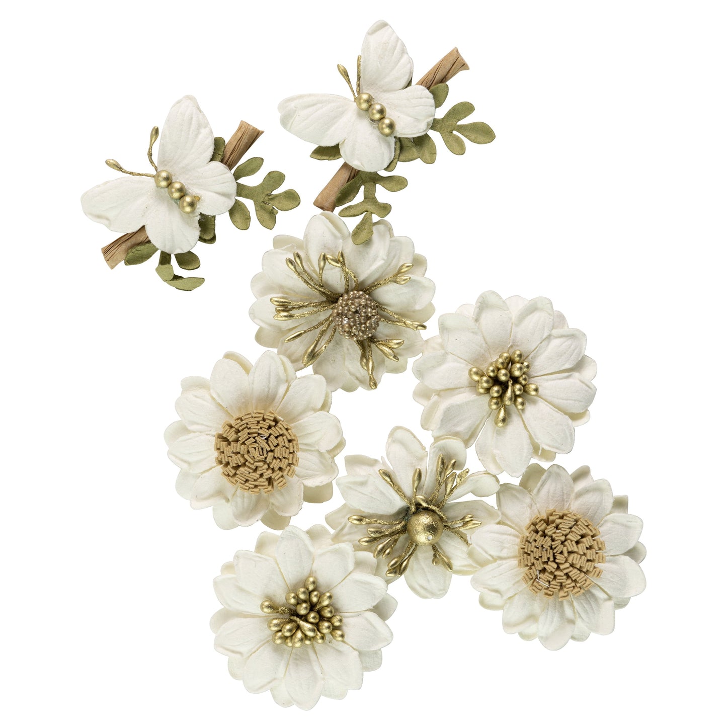 Fairy Rosa Paper Flowers from Little Birdie-Cardinal Red