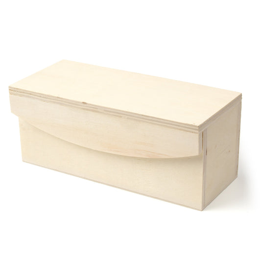 Unfinished Wood Fold over Storage Boxes from CousinDIY-8.25x3.5x3.5 Inches