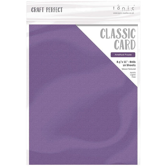 Craft Perfect 8.5x11 Weave Textured Classic Cardstock Pack