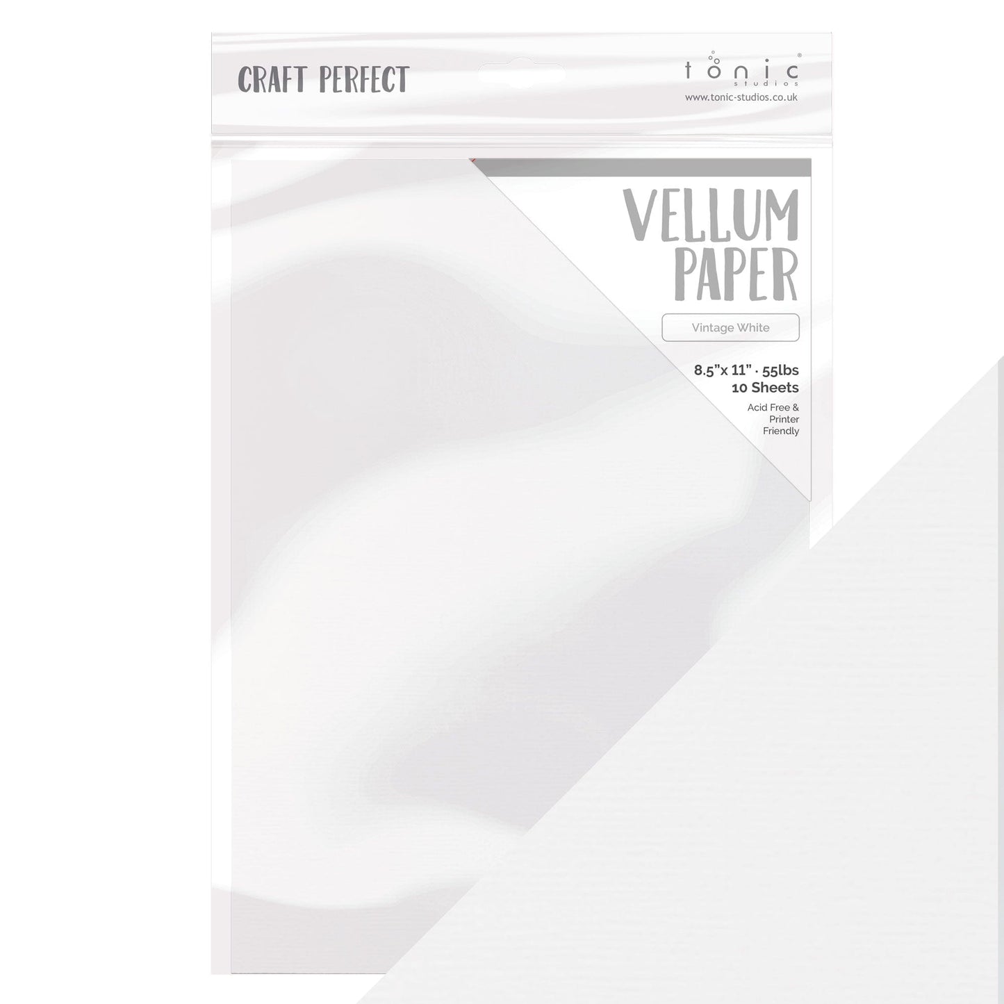 Craft Perfect 8.5x11 Vellum Paper, 10 pack