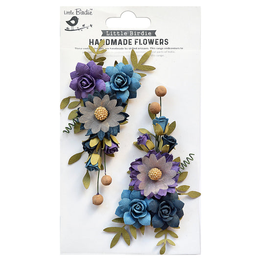 Fairy Rosa Paper Flowers from Little Birdie-Purple Passion