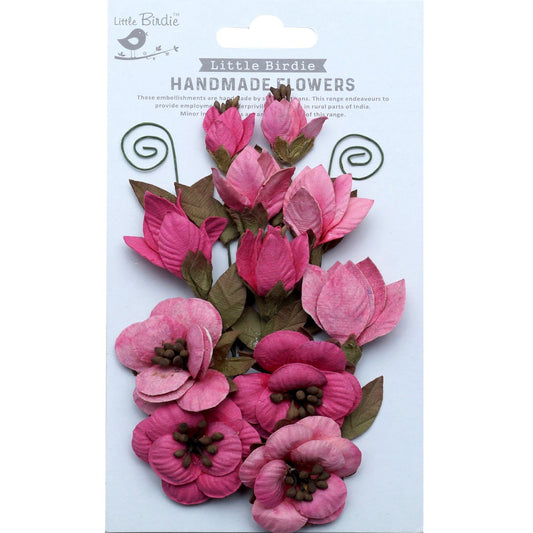 Denny Mixed Paper Flowers from Little Birdie-Rosy Note
