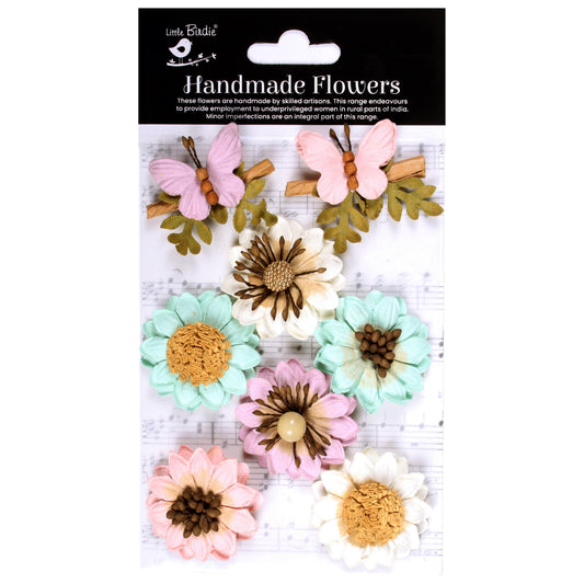 Fairy Rosa Paper Flowers from Little Birdie-Fairy Garden