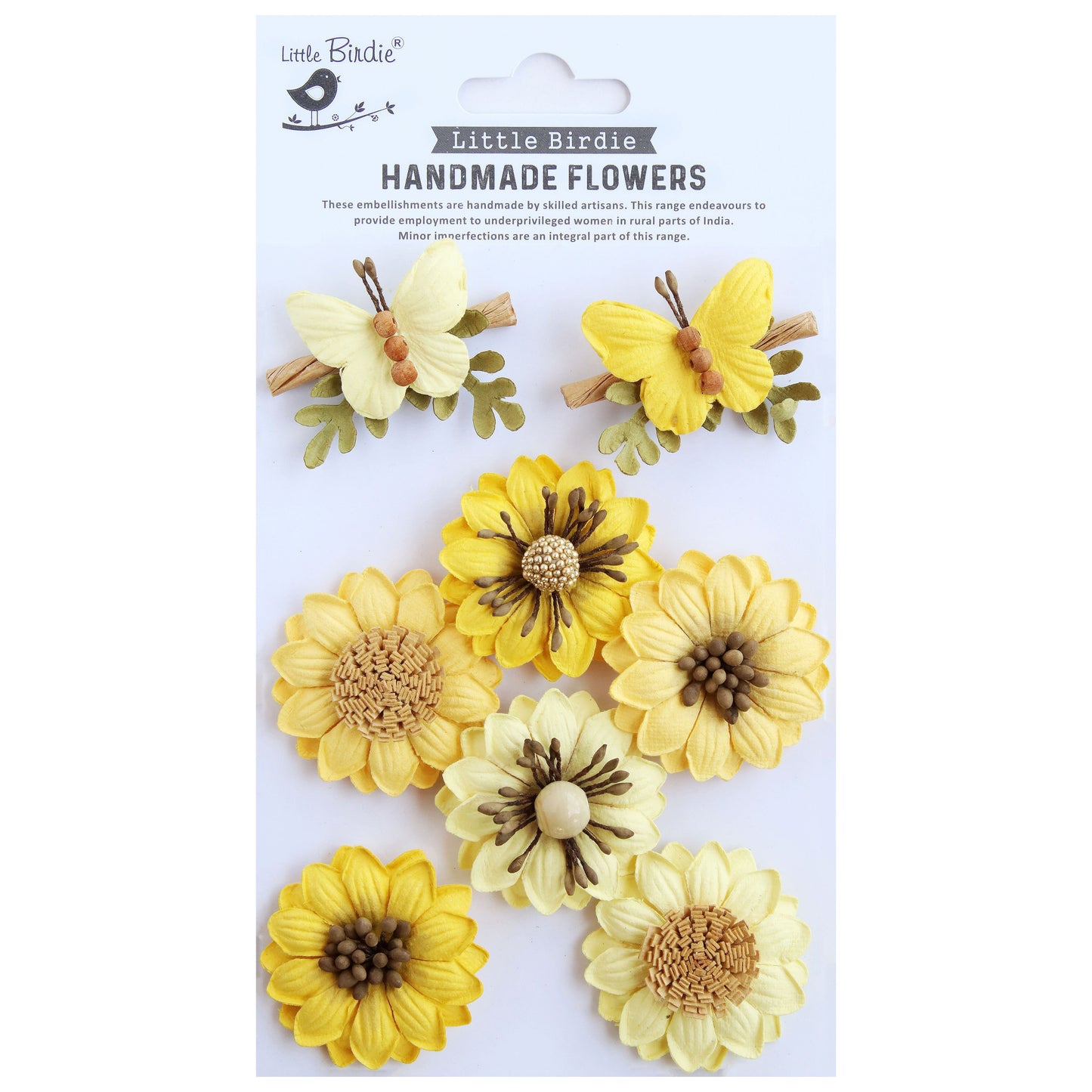 Fairy Rosa Paper Flowers from Little Birdie-Sunshine