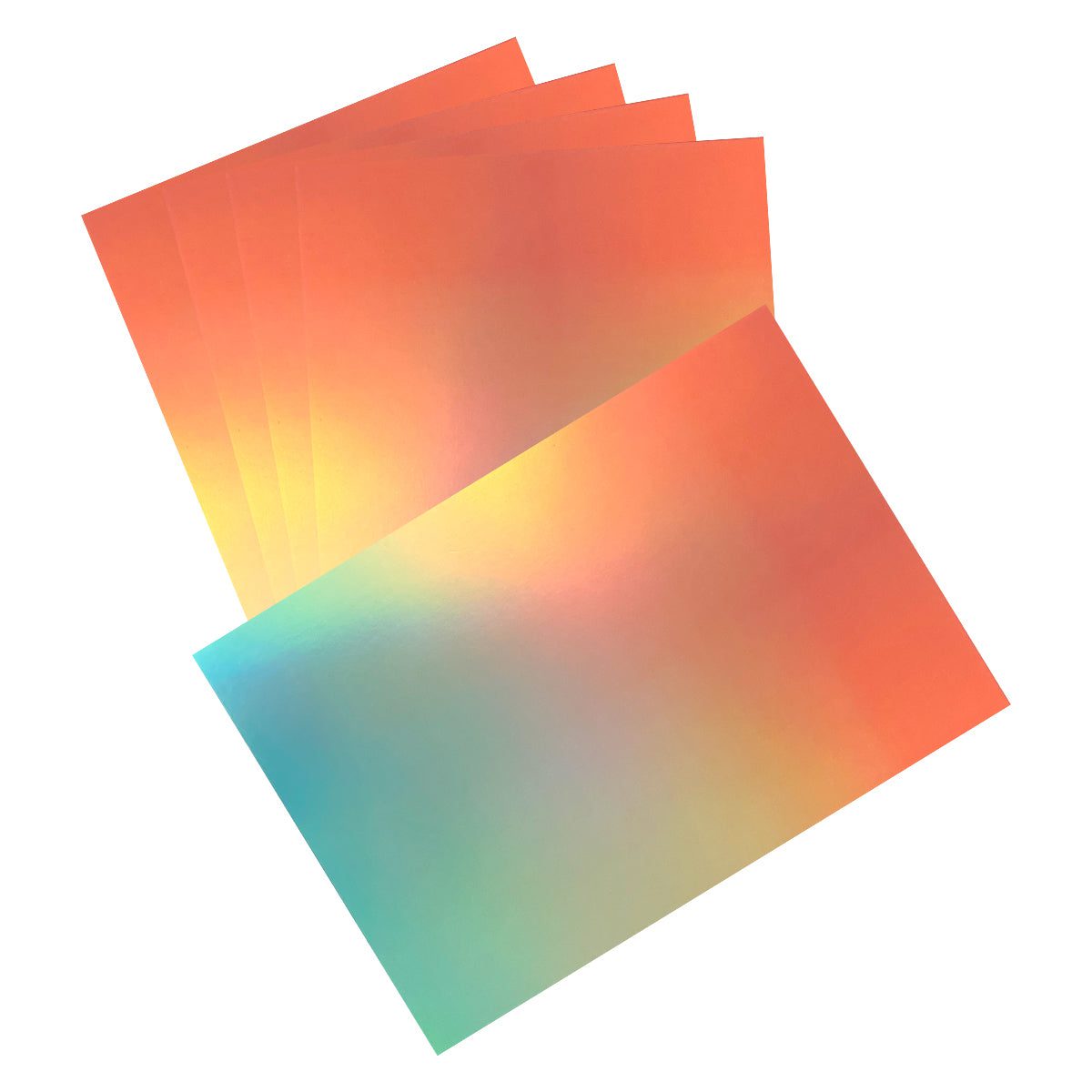 Craft Perfect 8.5x11 Iridescent Mirror Cardstock Pack - Blushing Mermaid
