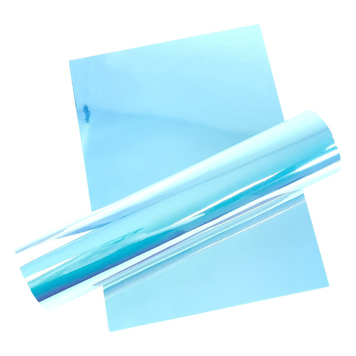 Craft Perfect 8.5x11 Iridescent Mirror Cardstock Pack - Bejeweled Blue