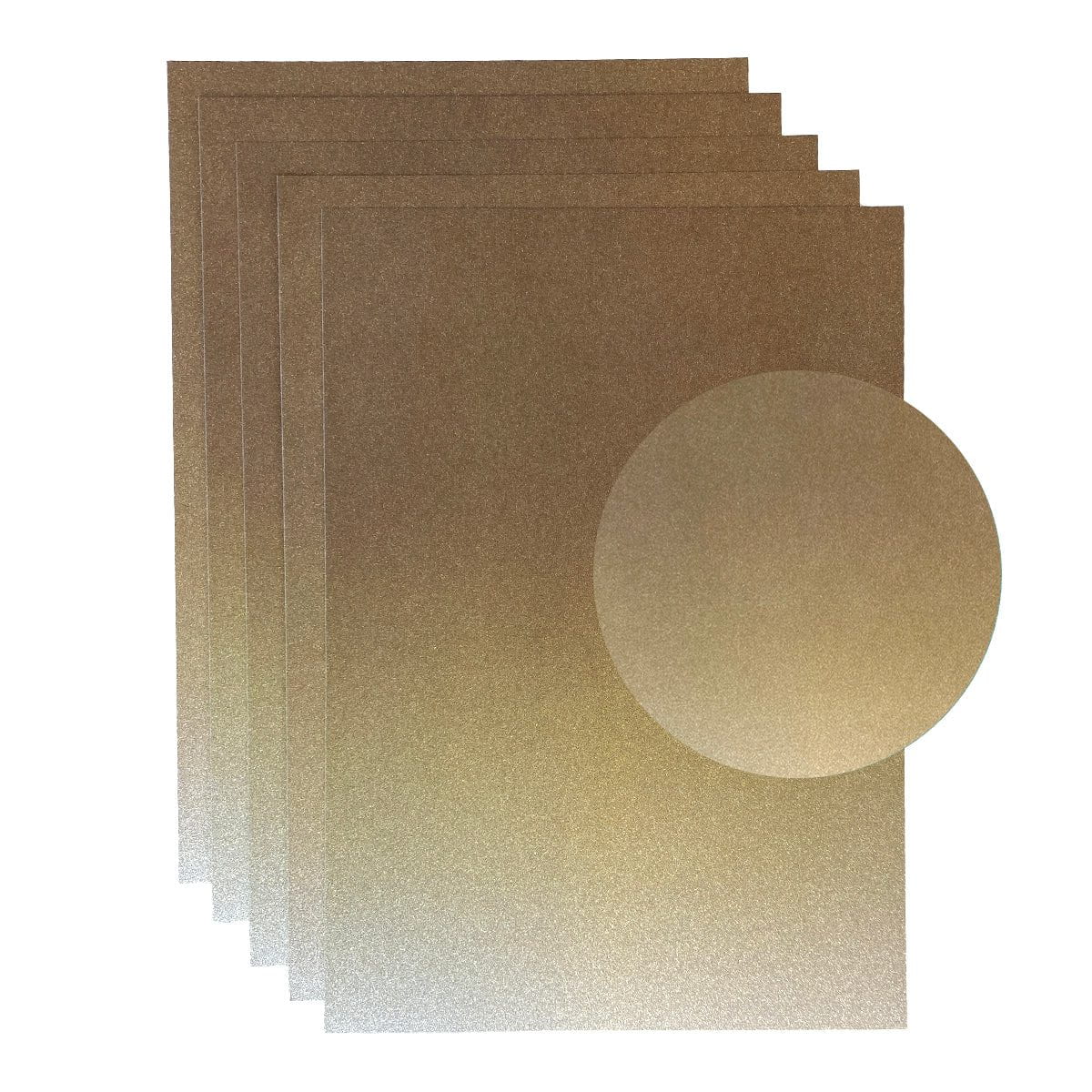 Craft Perfect Glitter Ombre Cardstock Pack - Oyster Luster