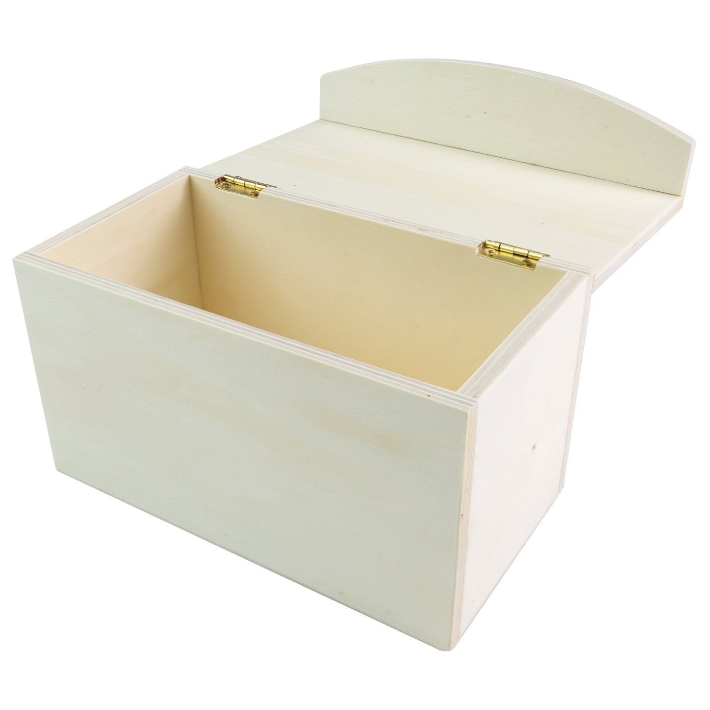 Unfinished Wood Fold over Storage Boxes from CousinDIY-8x4.5x4.5 Inches